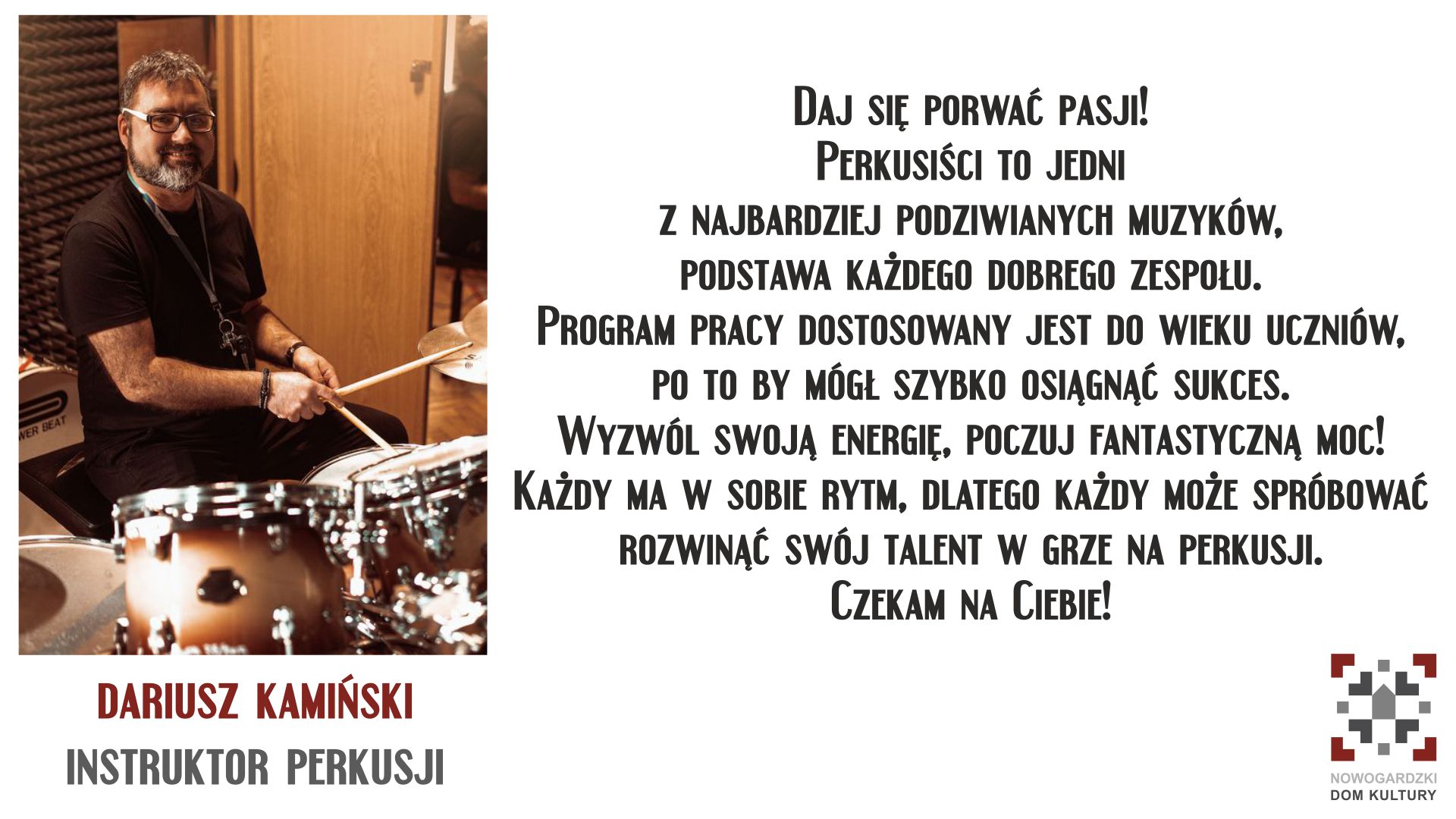 Z CYKLU NDKOWI INSTRUKTORZY... DARIUSZ KAMIŃSKI